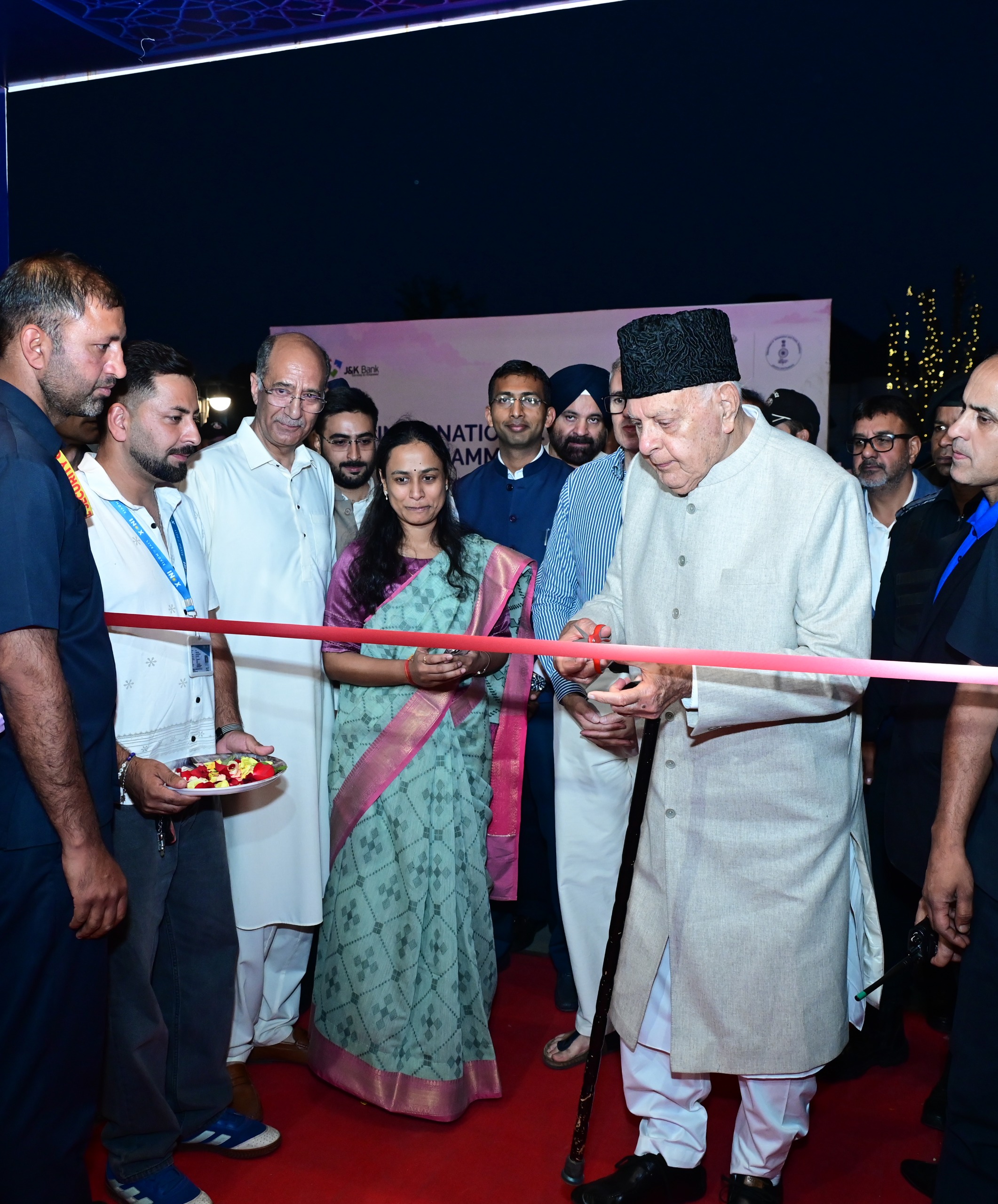 'CM Omar Abdullah Attends ‘Mirzapur: The Movie’ Screening at Srinagar’s INOX'